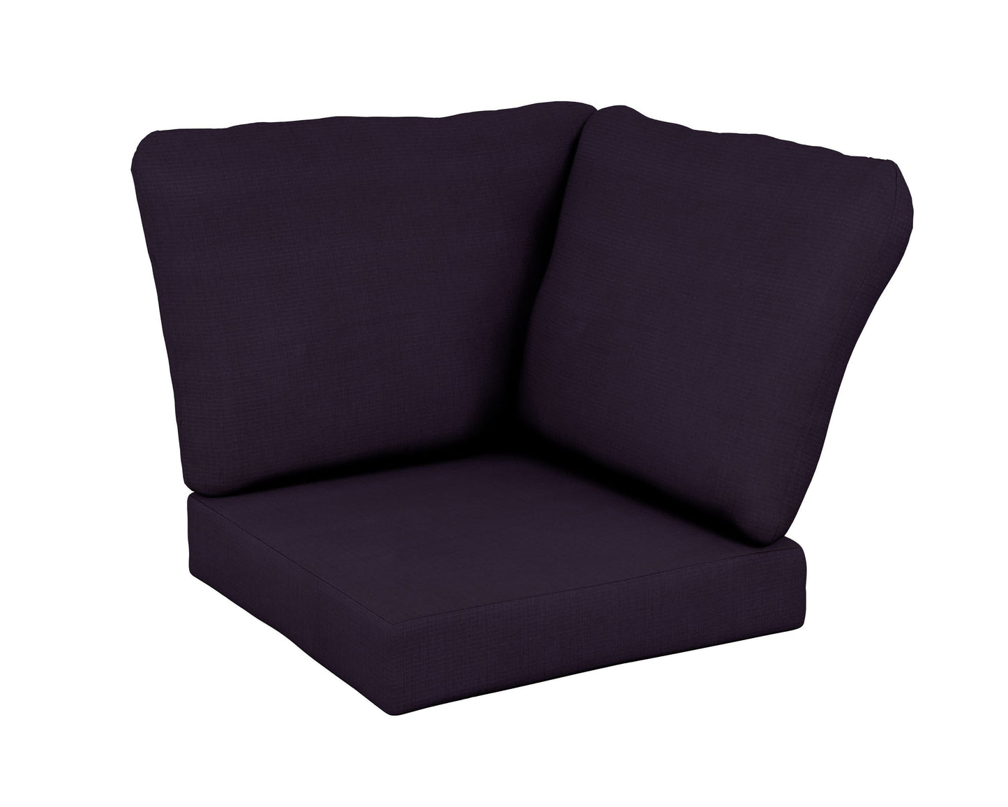 POLYWOOD Baffle Modular Corner Cushion — Navy Linen