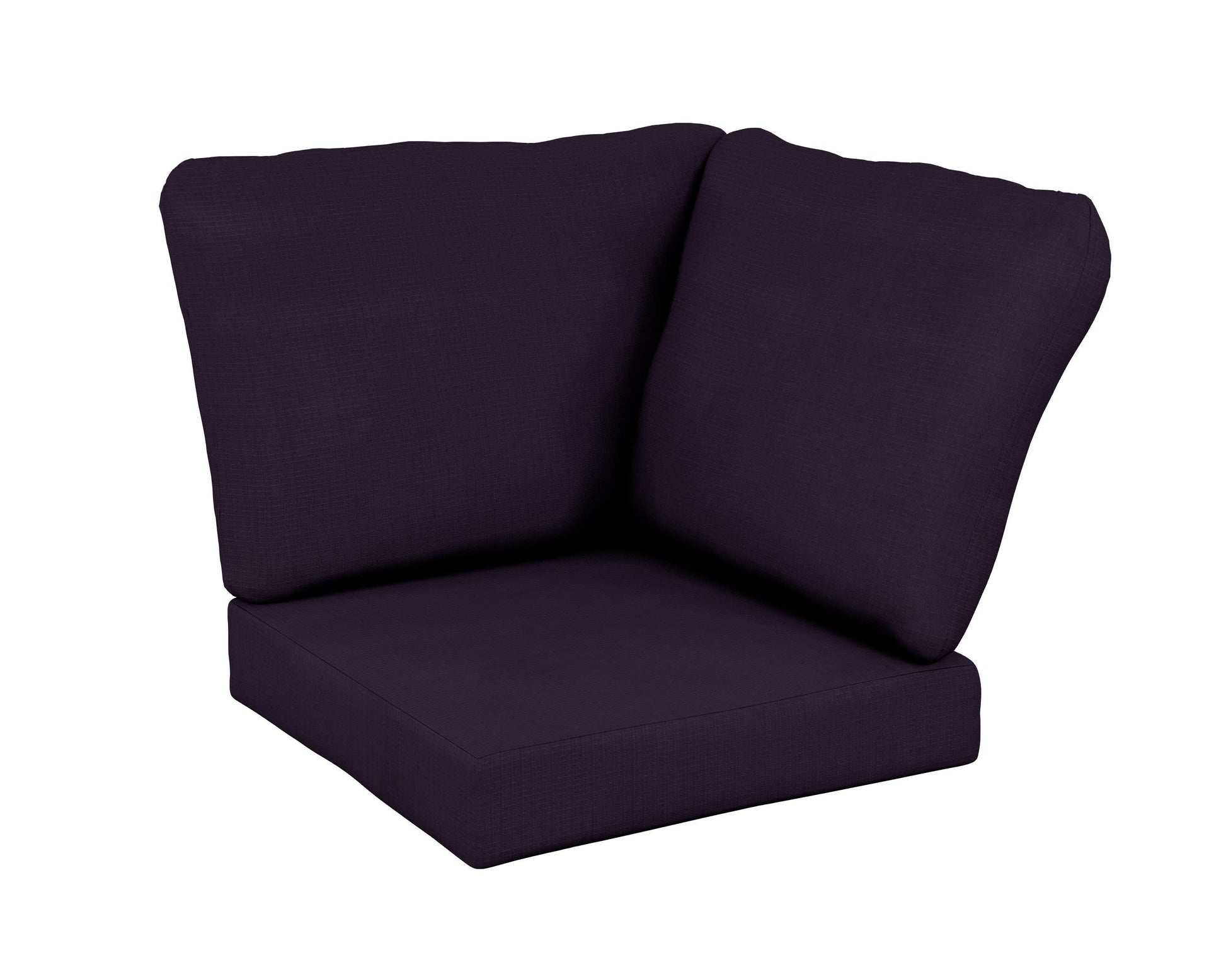 POLYWOOD Baffle Modular Corner Cushion — Navy Linen