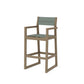 POLYWOOD EDGE Sling Bar Arm Chair — Vintage Sahara / Dupioni Sea Mist Sling