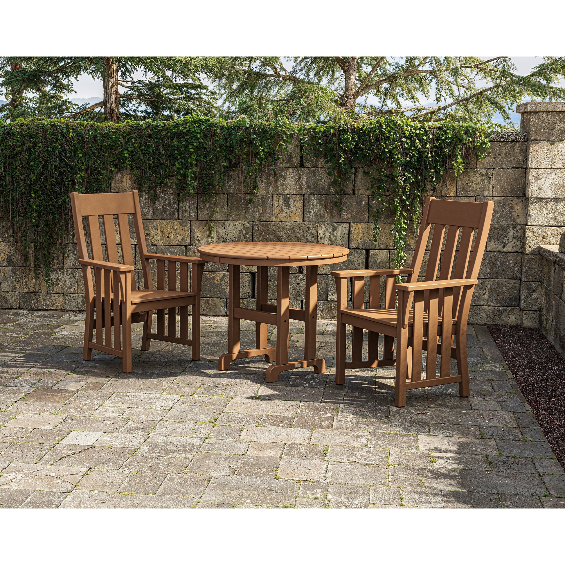 POLYWOOD Acadia 3-Piece Farmhouse Dining Set