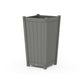 POLYWOOD Vineyard Large Tapered Square Tall Planter Box — Slate Grey