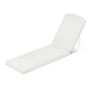 POLYWOOD Chinoiserie Chaise Cushion — Natural Linen
