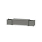 POLYWOOD 48" Nautical Straight Planter Storage Bench Set — Slate Grey