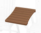 POLYWOOD 600 Series Straight Adirondack Dining Connecting Table — Teak