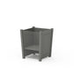 POLYWOOD Country Living Large Tapered Square Short Planter Box