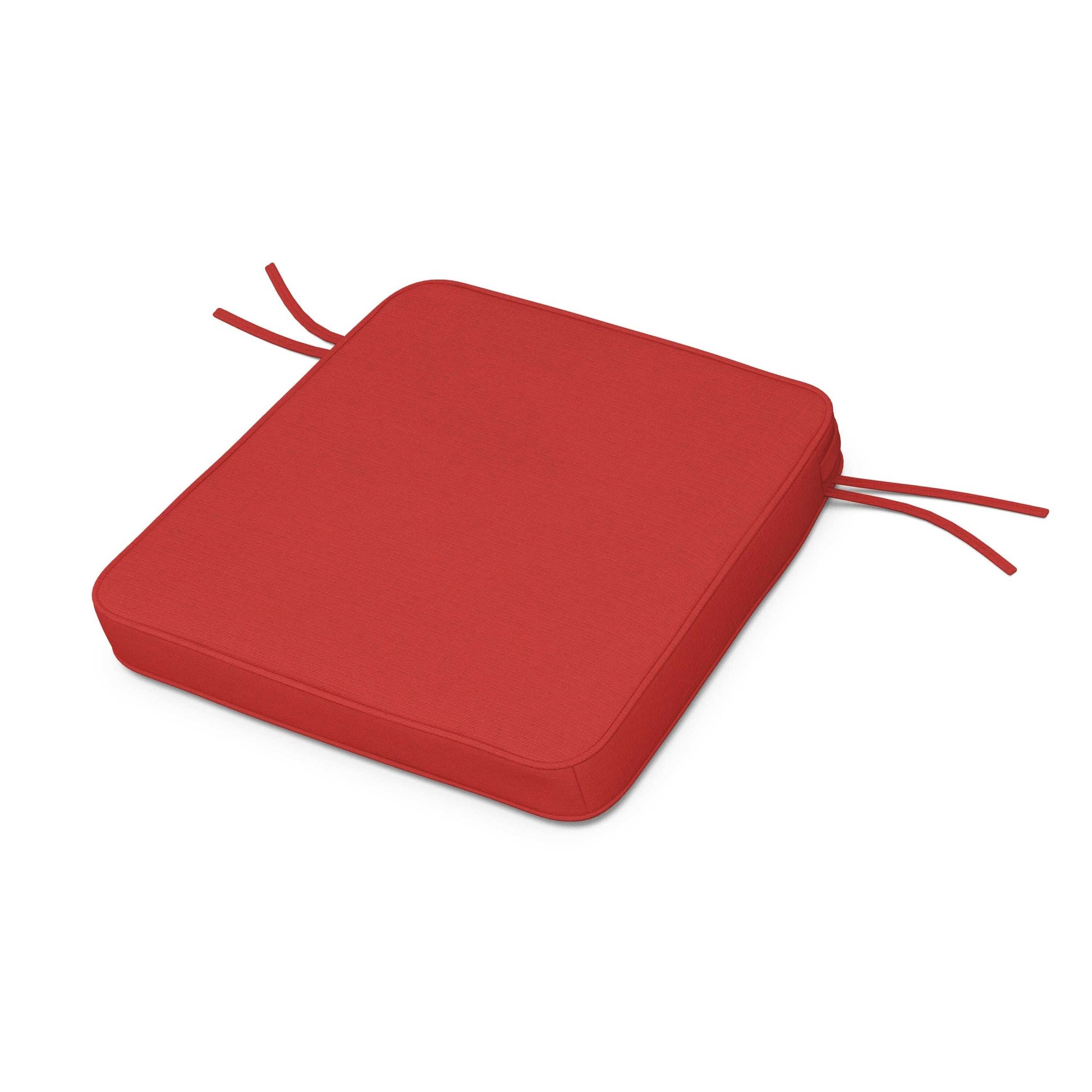 POLYWOOD Acadia Dining Arm Seat Cushion — Crimson Linen