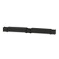 POLYWOOD 72" Country Living Straight Double Planter Storage Bench Set — Black