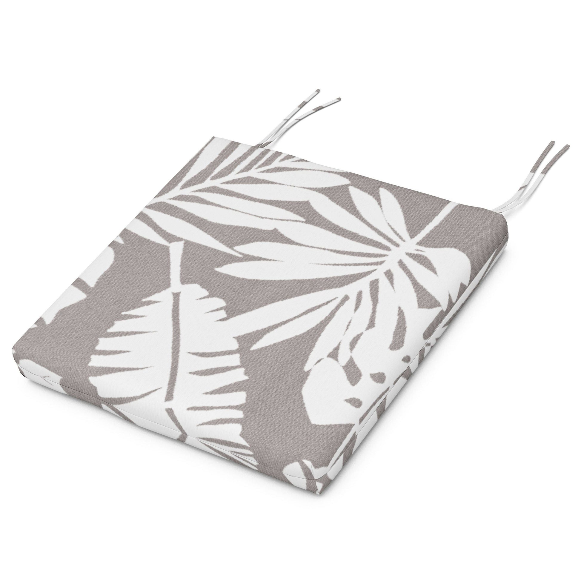 POLYWOOD Acadia Dining Side Seat Pad — Leaf Grey Mist