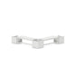 POLYWOOD 48" Vineyard L- Shaped Planter Bench Corner Set — White