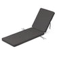 POLYWOOD Acadia Chaise Cushion — Ash Charcoal