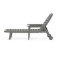 POLYWOOD Savannah Chaise with Arms and Wheels