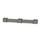 POLYWOOD 60" Nautical Straight Double Planter Storage Bench Set- Large — Slate Grey
