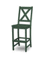 POLYWOOD Braxton Bar Side Chair — Green