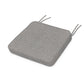 POLYWOOD Chinoiserie Arm Chair Seat Cushion — Grey Mist