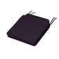 POLYWOOD Acadia Dining Side Seat Cushion — Navy Linen