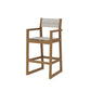 POLYWOOD EDGE Sling Bar Arm Chair — Natural / Birch Sling