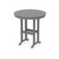 POLYWOOD 36" Round Farmhouse Counter Table — Slate Grey