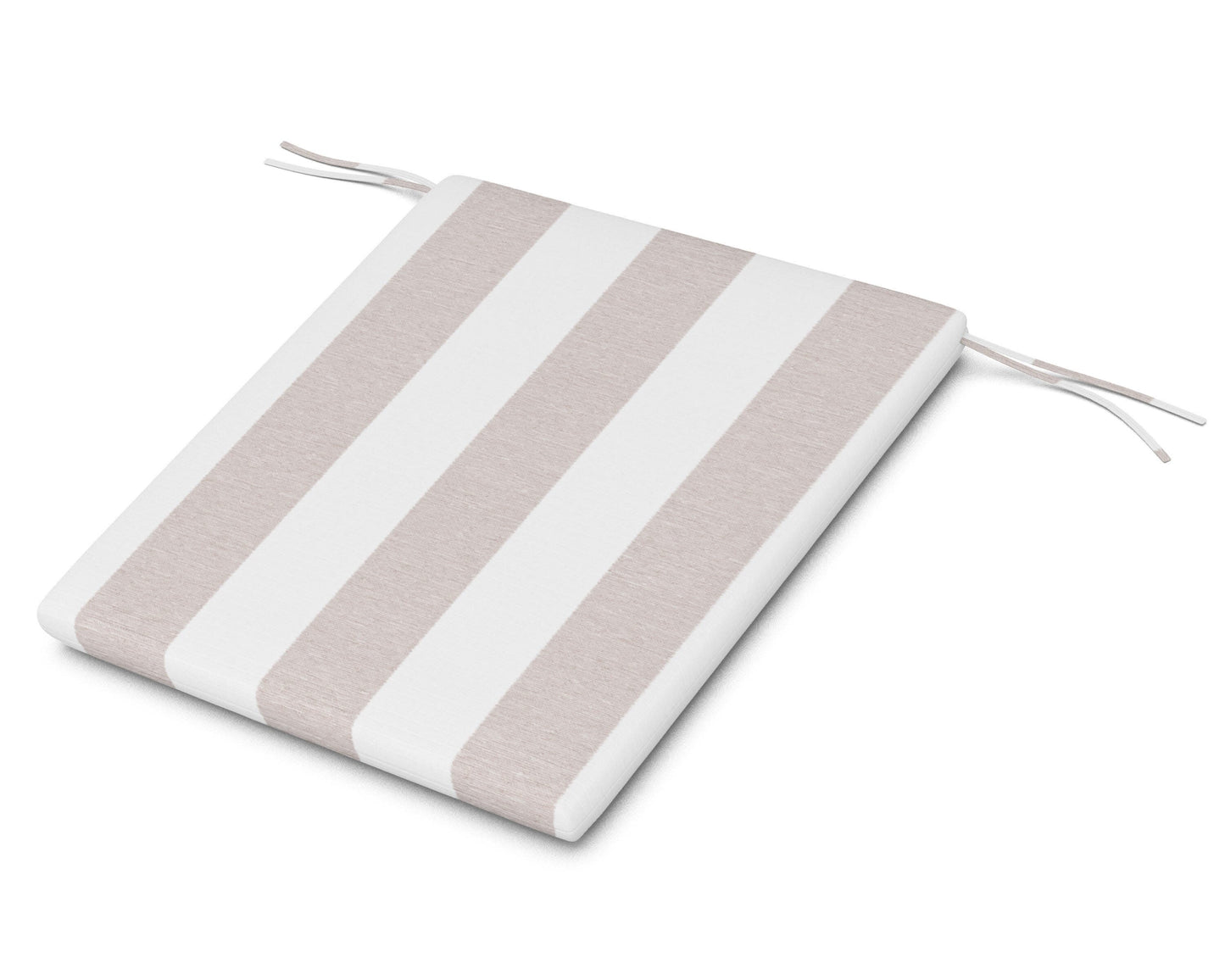 POLYWOOD AL100 Seat Pad — Cabana Stripe Dune Burlap