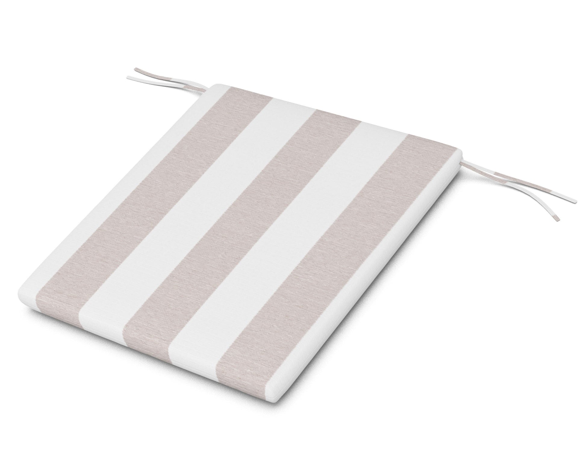 POLYWOOD AL100 Seat Pad — Cabana Stripe Dune Burlap