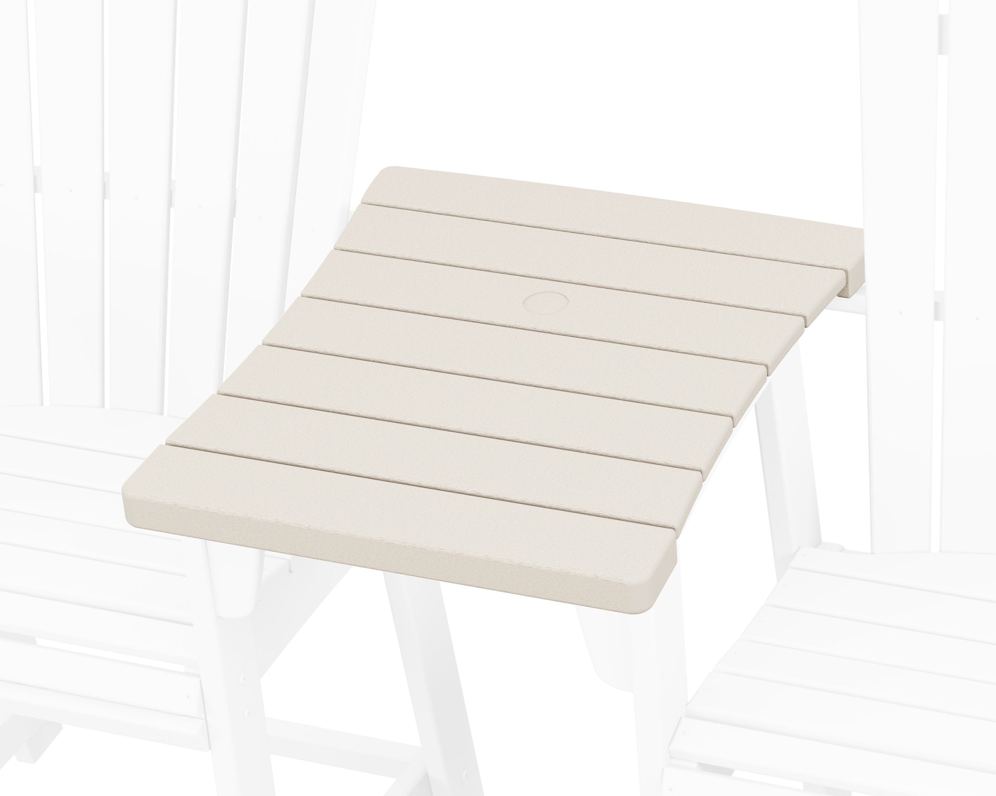 POLYWOOD 600 Series Straight Adirondack Dining Connecting Table — Sand