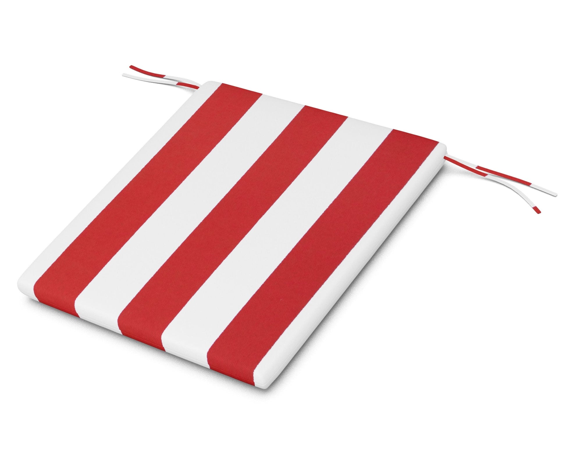 POLYWOOD AL100 Seat Pad — Cabana Stripe Crimson