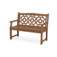 POLYWOOD Chinoiserie 48" Garden Bench — Teak