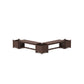 POLYWOOD 48" Country Living L- Shaped Planter Bench Corner Set — Mahogany