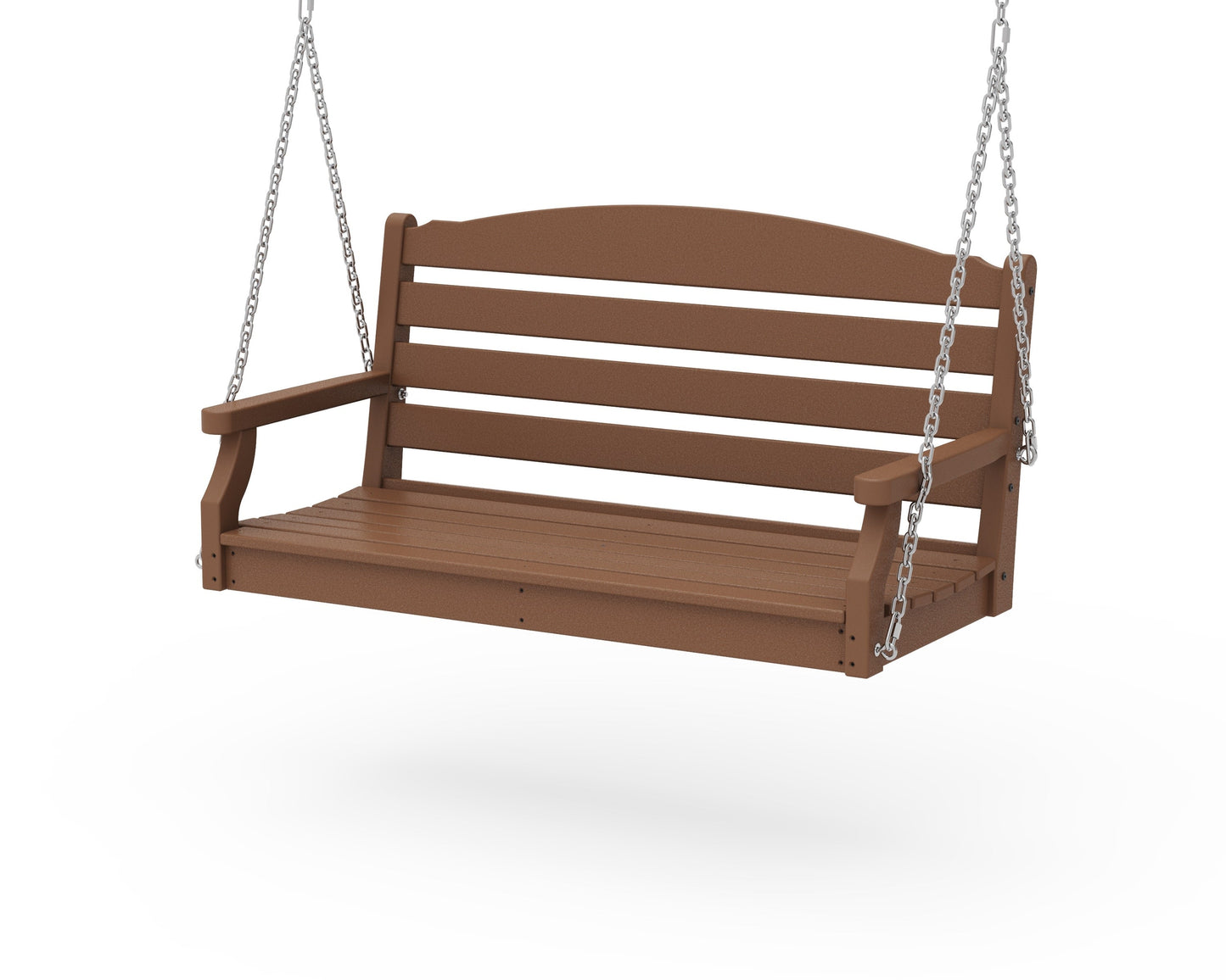POLYWOOD Savannah 48" Swing — Teak