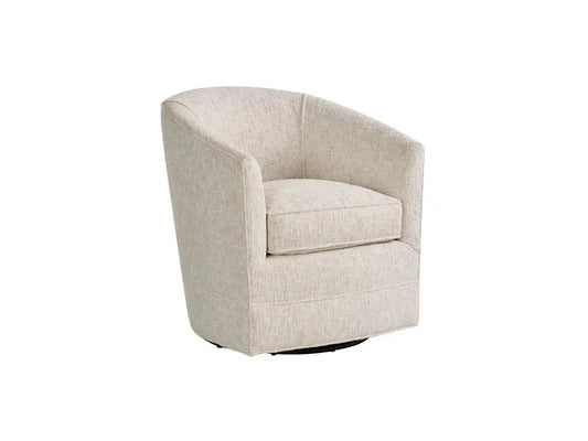 Universal Burke Swivel Chair in Rani Arctic