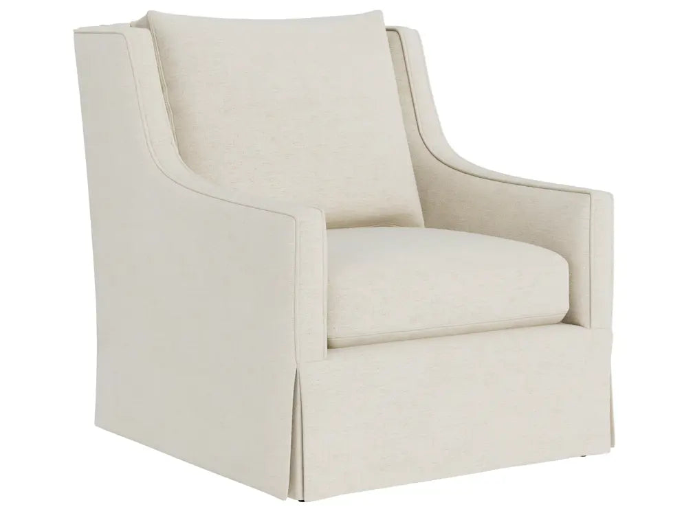Universal Hudson Swivel Chair in Nomad Snow