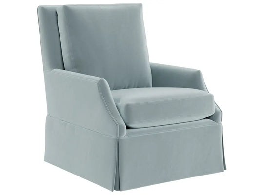 Universal Jocelyn Swivel Glider in Rush Heron
