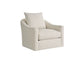 Universal Eli Swivel Chair in Sanello Ivory