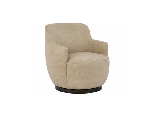 Universal Chloe Swivel Chair in El Paso Ivory