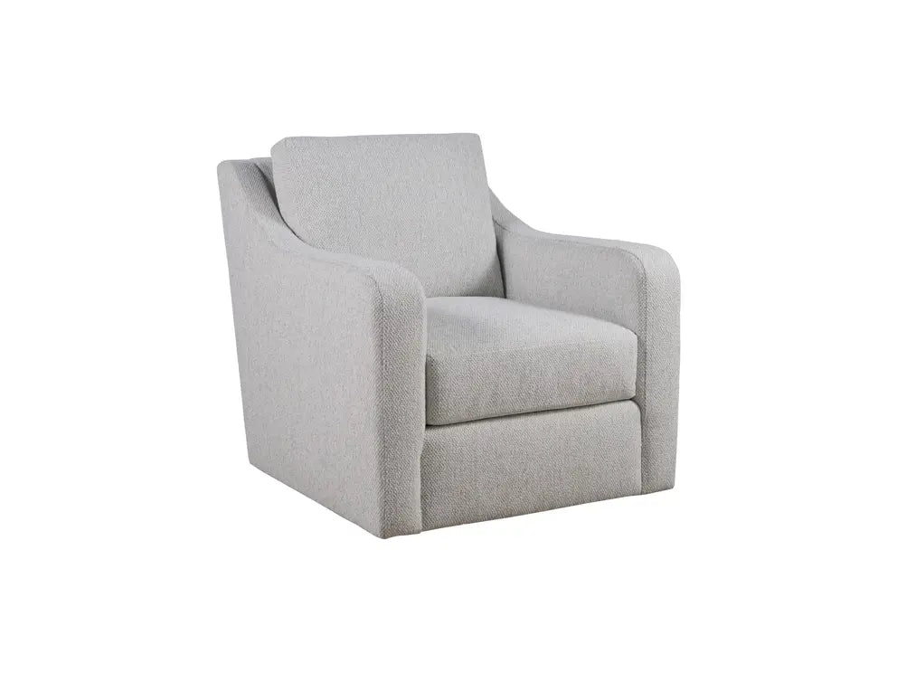 Universal Filmore Swivel Chair in Dreamy Cloud