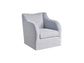 Universal Camille Swivel Chair in Amherst Denim