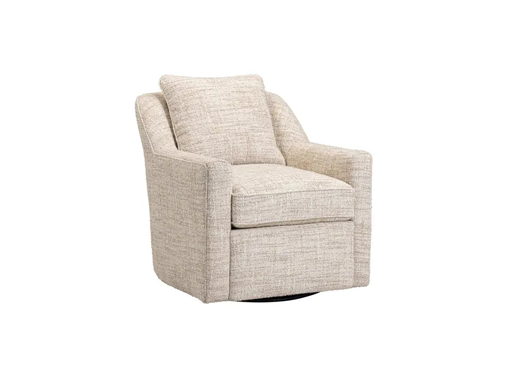 Universal Costa Swivel Chair in Trame Ecru