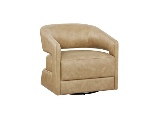 Universal Drew Swivel Chair in Luminance Caribou