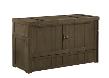 Rustic Cube Murphy Cabinet Bed