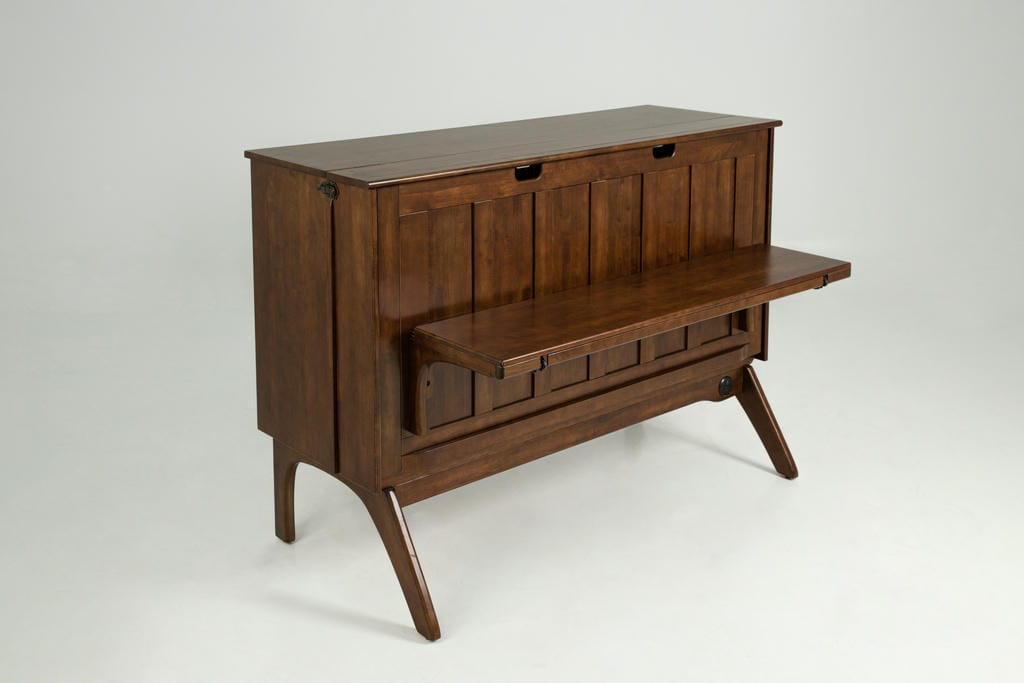 Olympia Murphy Desk Bed Queen Black Walnut 2