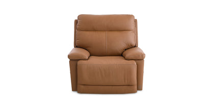 Bassett Club Level Fletcher Leather Zero Gravity Power Recliner — Fletcher Antelope