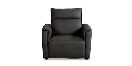 Bassett Club Level Chauncey Leather Zero Gravity Power Recliner — Chauncey Espresso