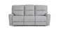 Bassett Club Level Kenneth Leather Power Reclining Sofa — Kenneth Mist