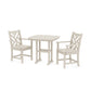 POLYWOOD Chippendale 3-Piece Dining Set — Sand