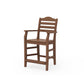 POLYWOOD Savannah Counter Arm Chair — Teak