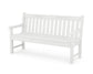 POLYWOOD 60" Buddy Bench — White