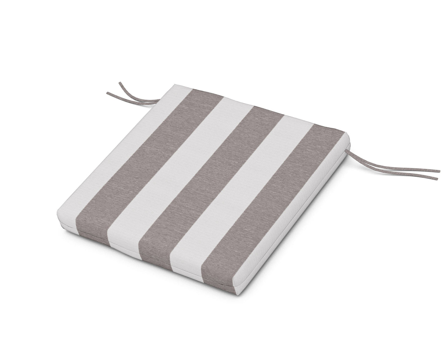 POLYWOOD AL300 Seat Pad — Cabana Stripe Grey Mist