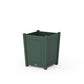 POLYWOOD Country Living Large Tapered Square Short Planter Box — Green