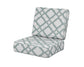POLYWOOD Ateeva Harbour Seat and Back Cushion — Trellis Glacier Spa