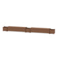 POLYWOOD 72" Country Living Straight Double Planter Storage Bench Set — Teak