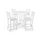 POLYWOOD La Casa Café 5-Piece Side Chair Bar Dining Set FREE SHIPPING